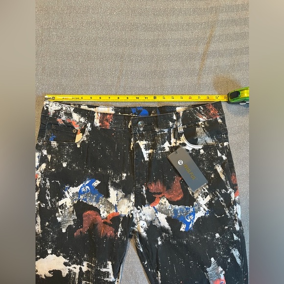 NWT Wulful Abstract Print Jeans - Picture 8 of 11